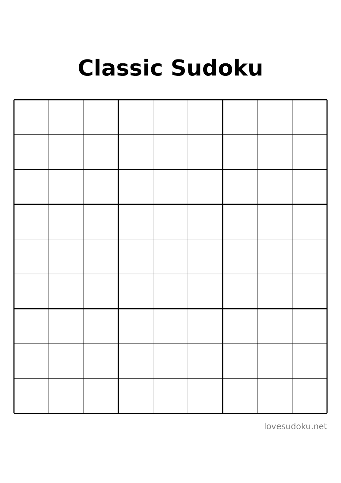 sudoku grids